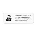 Search for tractor return address labels Machinery