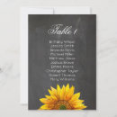 Search for chalkboard wedding seating charts Sunflower