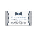 Search for little man return address labels Moustache