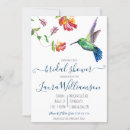 Search for hummingbird bridal shower invitations Colourful
