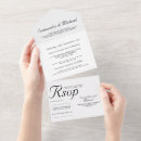 Search for monochromatic wedding invitations Black and white
