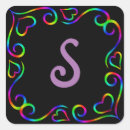 Search for rainbow swirl stickers Heart
