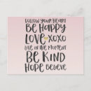 Search for kindness card postcards Watercolor