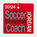 Search for soccer coach christmas tree decorations Coaches