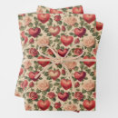 Search for vintage valentines day wrapping paper Retro