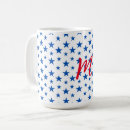 Search for blue star pattern mugs 4th of july