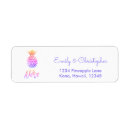 Search for hawaiian return address labels Pineapple