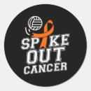 Search for volleyball spike stickers Awareness