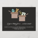 Search for cardboard invitations We're moving