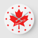 Search for in canada clocks Red