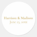 Search for gold script monogram wedding stickers Chic