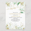 Search for gold gender reveal invitations He or she