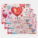 Search for love letters wrapping paper Mail