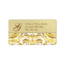 Search for edge return address labels Damask