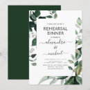Search for foliage rehearsal dinner invitations Elegant