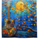 Search for guitar shower curtains Musical