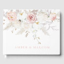 Search for floral guest books Blush