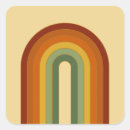 Search for rainbow retro stickers Groovy