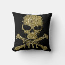 Search for skull and bones cushions Black