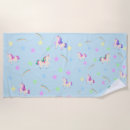 Search for rainbow unicorn beach towels Watercolor
