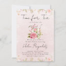 Search for time 4x6 invitations Flowers