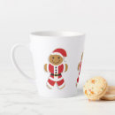 Search for gingerbread man mugs Santa claus