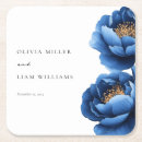 Search for floral wedding coasters Navy blue
