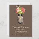 Search for mason jar rehearsal dinner invitations Floral