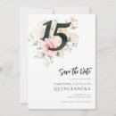 Search for 15th birthday save the dates Quinceanera