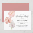 Search for anthuriums invitations Watercolor