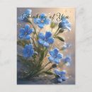 Search for thinking of you postcards Blue