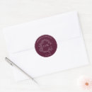 Search for elegant burgundy stickers Classic
