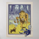 Search for vintage wizard of oz posters Lion