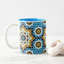 Search for traditional patterns mugs Moroccan
