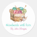 Search for love knitting stickers Handmade