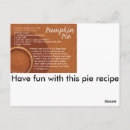 Search for pumpkin pie postcards Recipe