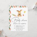 Search for rabbit with carrots invitations Baby