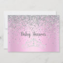 Search for pink silver princess baby shower invitations Tiara