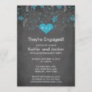 Search for turquoise engagement party invitations Flowers