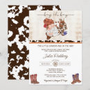 Search for cowhide invitations Wild west