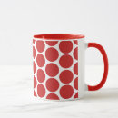 Search for red white polka dots pattern mugs Trendy