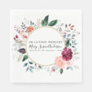 Search for funeral napkins Wake