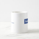 Search for social network mugs Facebook