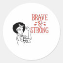 Search for strong woman stickers Brave
