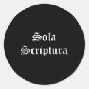 Search for solas stickers Sola deo gloria