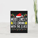 Search for funny elves christmas cards Winter