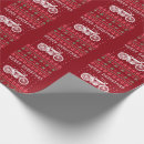 Search for motorcycle christmas wrapping paper Vintage
