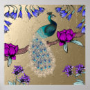 Search for peacocks posters Gold