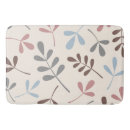 Search for pink and grey bath mats Leaves