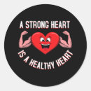Search for heart healthy stickers Red